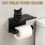 (Black, 3Pcs) 3kpl kissa wc paperi pidike 2