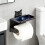 (Black, 3Pcs) 3kpl kissa wc paperi pidike 6