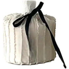 (White-s, 1pcs) Obal na krabičku so sťahovacími šnúrkami, polyester, s trblietavými ozdobami, štýlový držiak