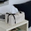(Coffee-l, 1pcs) Housse boîte mouchoir polyester cordon, pompons, élégant 6