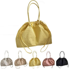 (Yellow, -) Große Nylon Tasche für Damen, Schultertasche, für Arbeit & Reisen