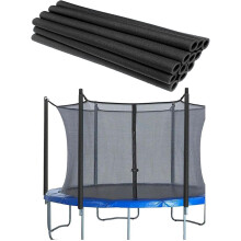 (Black-34.6in, -) 12 Trampolin Polsterschaumhüllen, 88 cm, schwarz, für 6-16 Fuß Trampoline