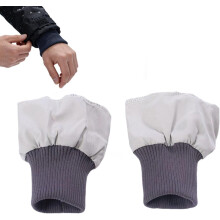 (Grey-b, -) 2 Jacket Cuff Replacements, Elastic Knit, Extenders