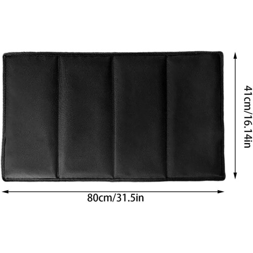 (Black-32x16in, -) Folding Wagon Lining Pad, Lightweight, Replacement, Cart 1