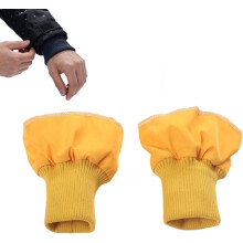 (Yellow, -) 2 Jacket Cuff Replacements, Elastic Knit, Extenders