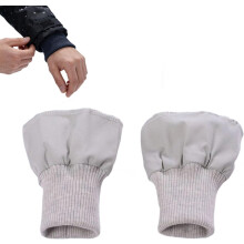 (Grey-a, -) 2 Jacket Cuff Replacements, Elastic Knit, Extenders