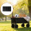 (Black-40x20in, -) Folding Wagon Lining Pad, Lightweight, Replacement, Cart 5