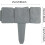 (10pcs, -) Cerca Pedra Imitação, Plástico Cinza, Interlocking, Exterior Resistente 2