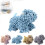 (Blue, -) Prosop câine chenille, moale, cadou 1