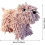 (Blue, -) Prosop câine chenille, moale, cadou 2