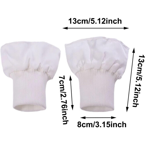 (Purple, -) 2 Jacket Cuff Replacements, Elastic Knit, Extenders 2