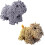 (Brown+grey, -) Prosop câine chenille, moale, cadou 1