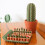 (Green, -) Cactichess Advanced Roll up Cactus Chess Set, Portable 6