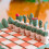 (Green, -) Cactichess Advanced Roll up Cactus Chess Set, Portable 3