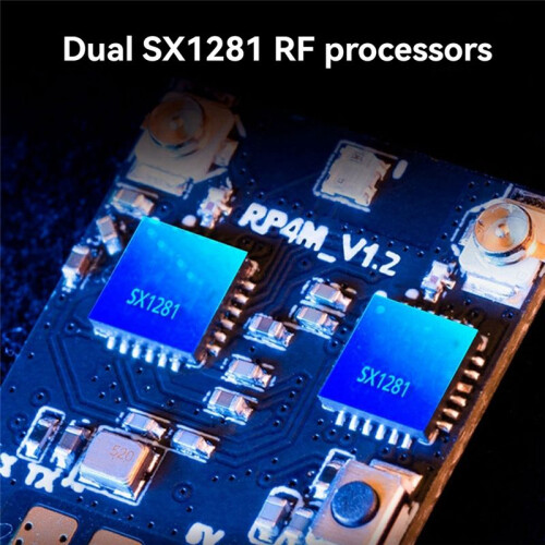 RP4TD-M ExpressLRS Receiver 2.4GHz  True Diversity Receiver Dual Antenna Remote Control Navigation Receiver 2