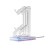 Dual Game Controller Holder RGB Acrylic Gamepad Desktop Stand Headphone Bracket for Game Console 1