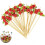 (Red, 100pcs) 100 scobitori trandafir, aperitiv 1