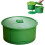 (Green, Large) Tava germinare rotundă, hidroponic 1