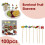 (Red, 100pcs) 100 scobitori trandafir, aperitiv 2