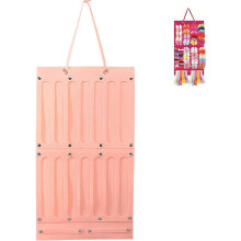 (pink, 1pcs) Hiusrusetti pidike, huopa säilytys