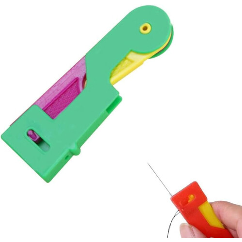 (1pcs, One size) Automatic Needle Threader, Hand Sewing Tool, Cross Stitch