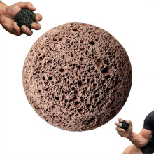 (Red, 1pcs) Callus Ball for Hand & Grip Training, Moon Shaped