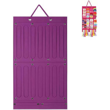 (Purple, 1pcs) Hiusrusetti pidike, huopa säilytys