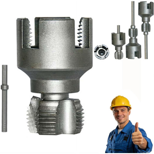 (1", One size) Sculă filetare țeavă 1/2″ 3/4″ 1″