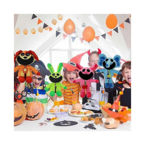 8pcs Hoppy Plush Smiling Critters Plushies 1