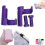 (Purple, -) Set diamant 3D, pânză, cleme 1