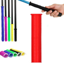 (Red, -) Cold Shrink Handle Wrap - Non-Slip Texture Silicone Grip Tube, Convenient Practical Wrap for Fishing Rods, Rackets & Han