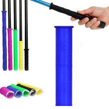 (Blue, -) Cold Shrink Handle Wrap - Non-Slip Texture Silicone Grip Tube, Convenient Practical Wrap for Fishing Rods, Rackets & Han