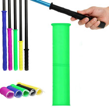 (Green, -) Cold Shrink Handle Wrap - Non-Slip Texture Silicone Grip Tube, Convenient Practical Wrap for Fishing Rods, Rackets & Han
