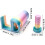 (Multicolour, -) Set diamant 3D, pânză, cleme 3