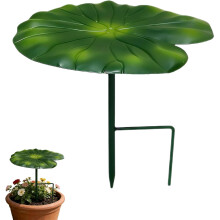 (Green, -) Lotusblatt Pflanzenschirm, 21 cm, wasserdicht, für Teich & Bonsai (Grün*3)