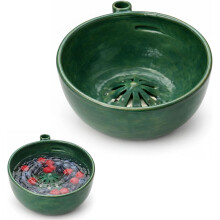 (Green, -) Beerenspülschale, selbstspinnend, Wirbeldesign, für Obst & Gemüse (Grün)