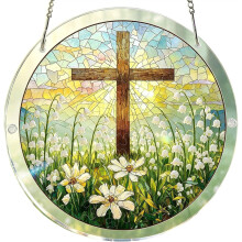 (Color-b, -) Acryl Puzzle Fensteraufhängung, 20 cm, Sonnenfänger, für Garten & Zuhause (Color-Q)