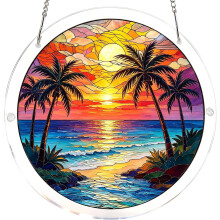 (Color-x, -) Acryl Puzzle Fensteraufhängung, 20 cm, Sonnenfänger, für Garten & Zuhause (Color-Q)
