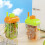 (Green, -) 2 in 1 Ice Cube Bottle with Straw, Tray, Reusable 7