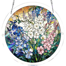 (Color-f, -) Acryl Puzzle Fensteraufhängung, 20 cm, Sonnenfänger, für Garten & Zuhause (Color-Q)