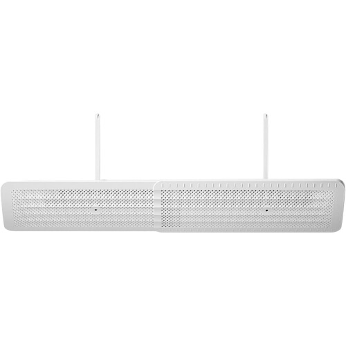 (White, -) Universal Retractable Air Conditioner Deflector, Adjustable Vent