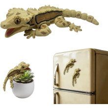 (Brown, -) 3D tulostettu magneettinen gekko