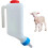 (1PC, -) 2 Mamadeiras Cabrito 1000ml, Com Escala e Gancho, Para Bode e Borrego 1