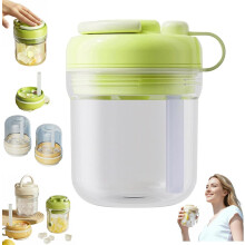 (Green, -) 2-in-1 ijsblokjes fles, siliconen ijsbeker met rietje, geel - aanraakvrije pers voor thuis en kantoor, koffie en cocktails