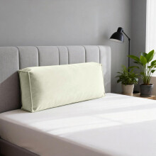 (White, 27.56×17.72×4.72inch) Sohvan selkänojatyyny, sametti