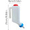 (2PCS, -) Biberon capră 1000ml, scară 3
