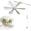 (USB version, -) Ventilateur plafond portable pliable 3m, télécommande, 6 pales, camping 1