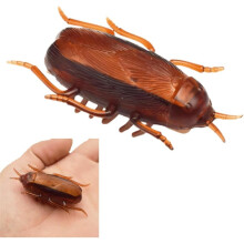 (Brown, 1pcs) Electronic Toy Vibrating Funny High Simulation Battery Powered Plastic False Cockroach Toy for Prank Fun,Gifts for Famil