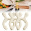 (Beige, 3pcs) 3kpl monitoimi silikoni lastateline 1