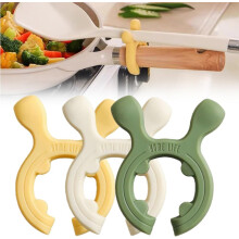 (Color mixing, 3pcs) 3 multifunktionale Silikon Topfgriff Spatelhalter, 6,5 cm, für Herd (2,56 Zoll)